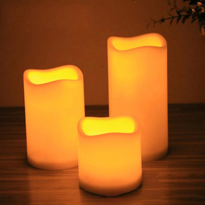 LED Candle Flameless Electronic Light Night Lamp Wedding Party Home Decor