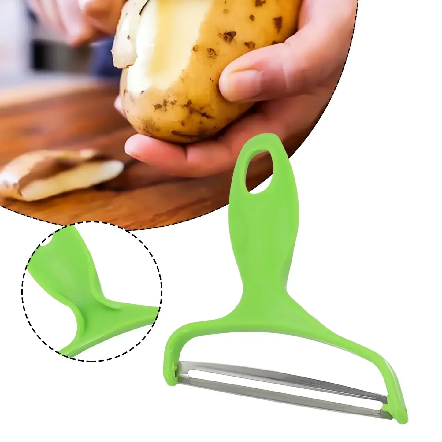 Stainless Steel Potato & Cabbage Peeler Grater Salad Multi-Function Grater With Non-slip Handle Kitchen Tools