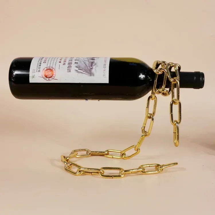 Creative Suspended Rope Wine Rack Serpentine Snake Bracket Wine Bottle Holder Bar Cabinet Display Stand Shelf Gifts Table Decor