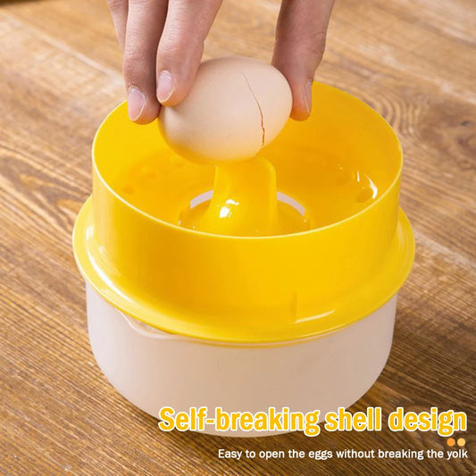 Filter Egg Separator Cooking Gadgets Yolk Filter Egg Divider Clear Large Capacity Drainage Port Flip Storage Kitchen Accessories