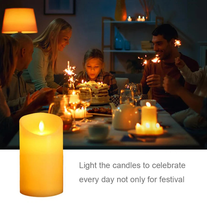 LED Candle Flameless Electronic Light Night Lamp Wedding Party Home Decor