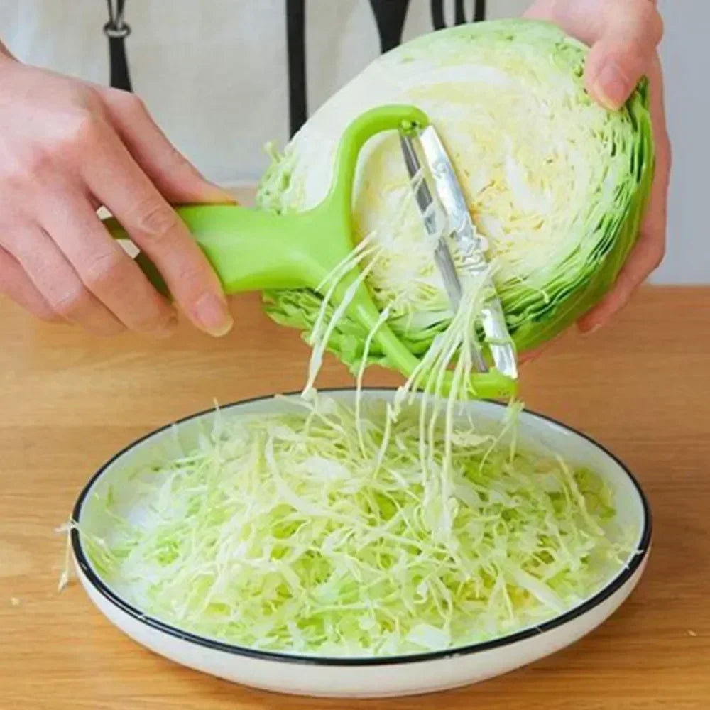 Stainless Steel Potato & Cabbage Peeler Grater Salad Multi-Function Grater With Non-slip Handle Kitchen Tools