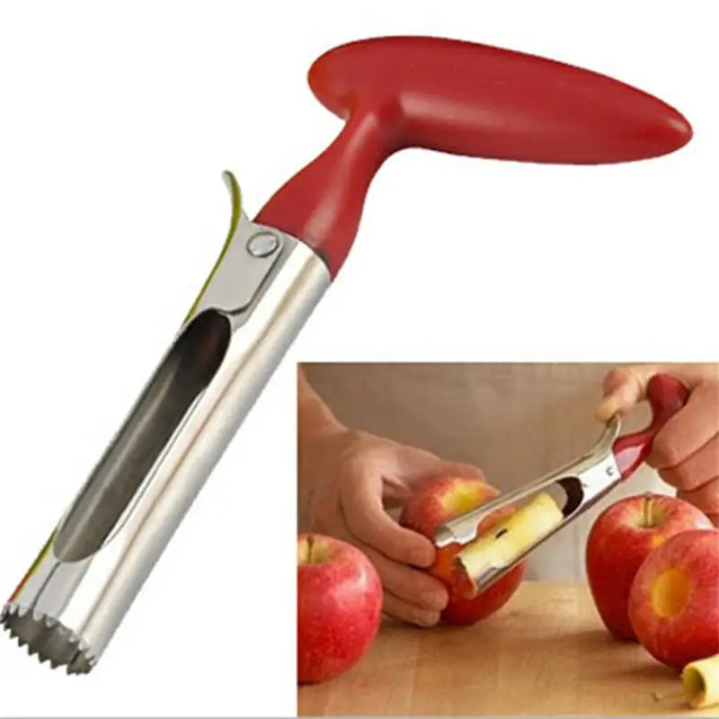 Premium Apple Corer Stainless Steel Apple Pears Core Remover Tool Fruit Cutter Seeder Slicer Knife Kitchen Vegetable Tools