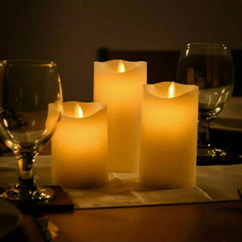 LED Candle Flameless Electronic Light Night Lamp Wedding Party Home Decor