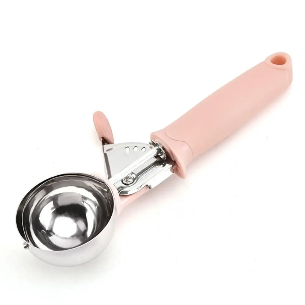 Stainless Steel Ice Cream Scoop New Black Pink Ice Cream Spoon Kitchen Tools